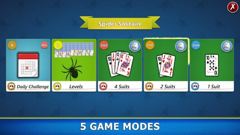Spider Solitaire Jeu de Cartes pour Android