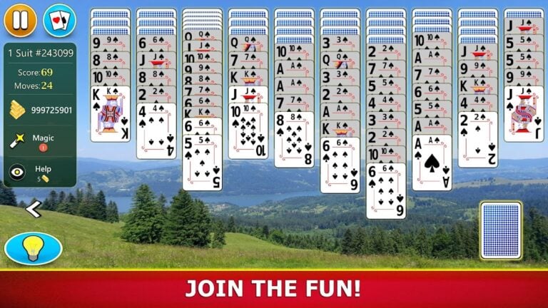Android 版 Spider Solitaire Mobile