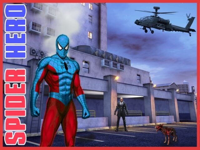 iOS 用 スパイダースーパーヒーローロープマンゲーム
