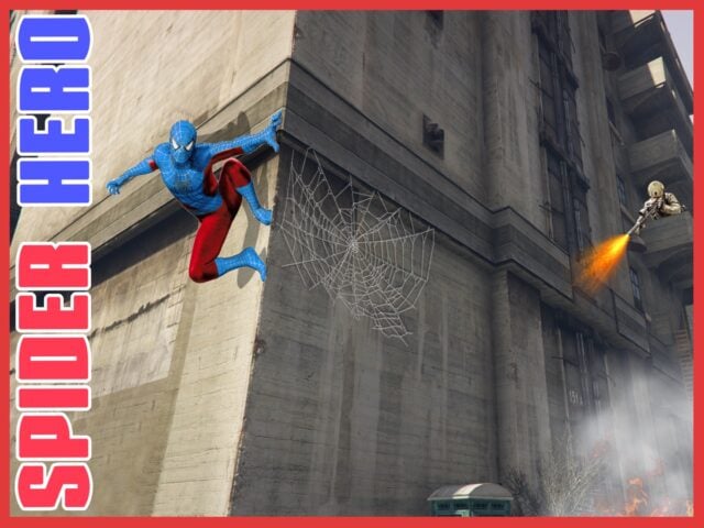 Pria pahlawan Spider Rope untuk iOS