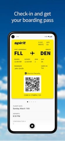 Spirit Airlines สำหรับ Android