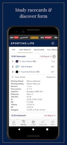 Sporting Life for Android
