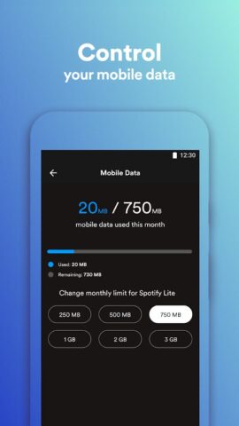 Spotify Lite per Android