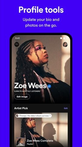 Android 版 Spotify for Artists