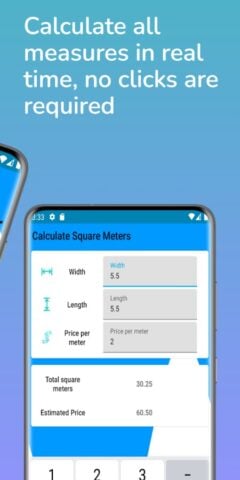 Square Meter Calculator für Android