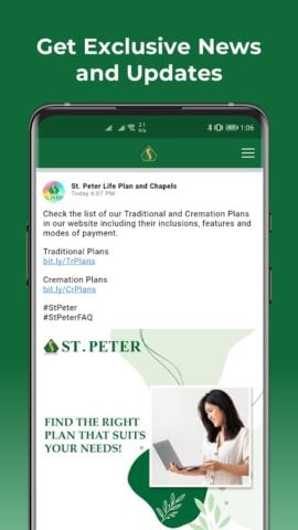 St. Peter Life Plan and Chapel สำหรับ Android