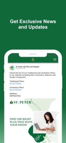 St Peter Life Plan and Chapels para iOS