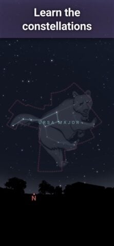 iOS용 Stellarium Mobile – 천체 지도