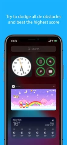 iOS 版 Steve | Widget Dinosaur Game