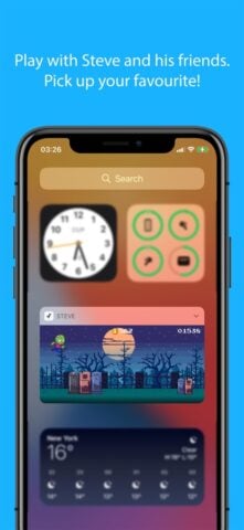Steve – Juego Widget para iOS