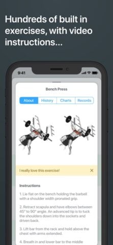 iOS 用 Strong Workout Tracker Gym Log