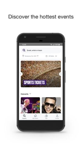 StubHub – Live Event Tickets لنظام Android