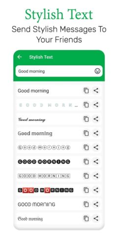 Android 用 Stylish Fonts Keyboard