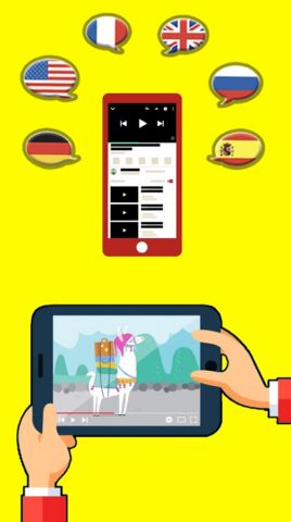Untertitel für Video Deutscher für Android