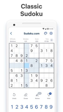 Sudoku.com – ปริศนาซูโดกุตรรกะ สำหรับ Android