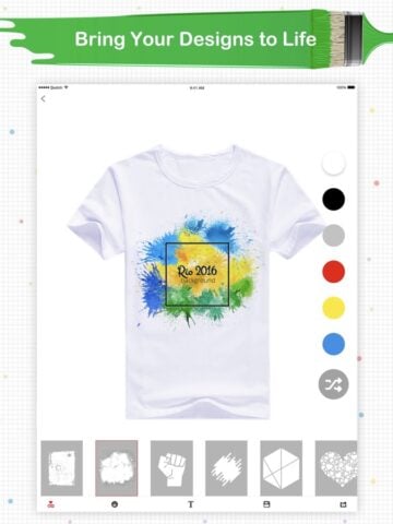 Super T-Shirt Designer für iOS