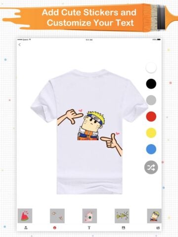 Super T-Shirt Designer for iOS