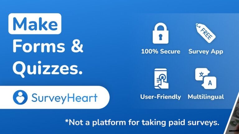 SurveyHeart – Make Form & Exam para Android