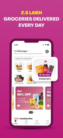 Swiggy Food, Grocery & Dineout para iOS
