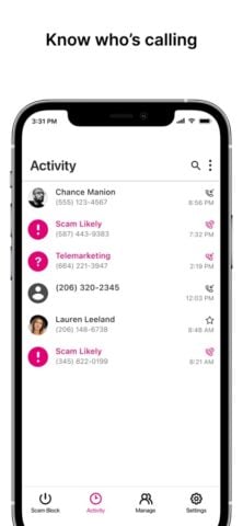 iOS용 T-Mobile Scam Shield