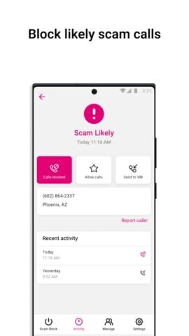 T-Mobile Scam Shield สำหรับ Android