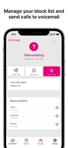 iOS 版 T-Mobile Scam Shield