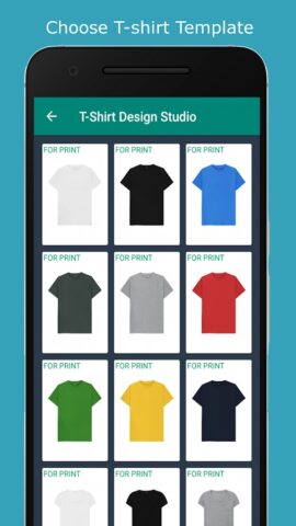 Android için T-Shirt Design Studio