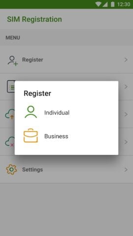TNM Sim Registration App für Android