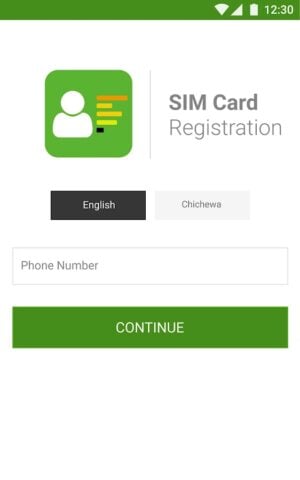 TNM Sim Registration App untuk Android