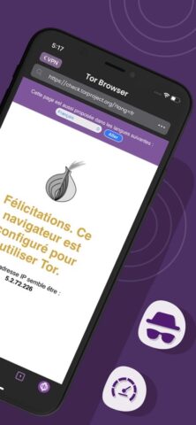 iOS 用 TOR Browser – Onion Web VPN