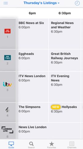 TV Guide UK para Android