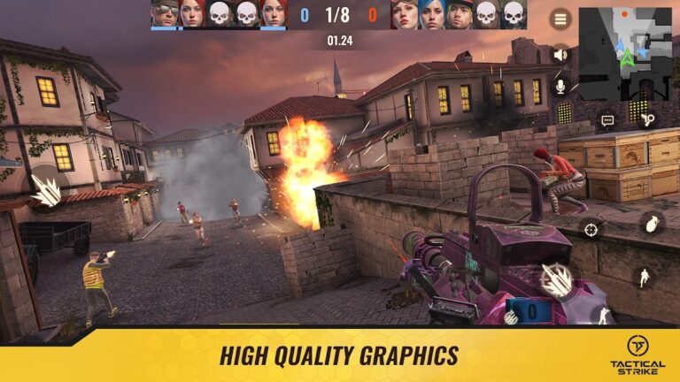 Tactical Strike: 3D Online FPS per Android