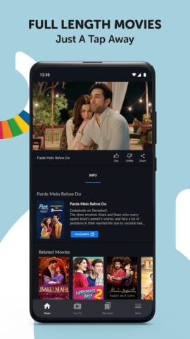 Android 用 Tamasha: Cricket, TV, Movies