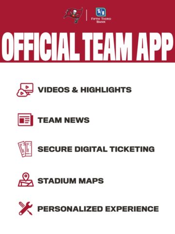 Tampa Bay Buccaneers Official para iOS