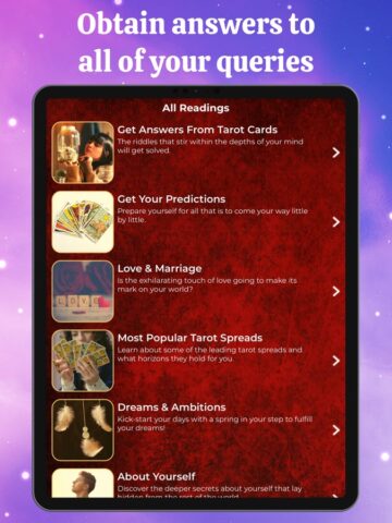 Tarot Card Reading – Astrology لنظام iOS