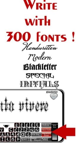 Tattoo Font Designer pour Android
