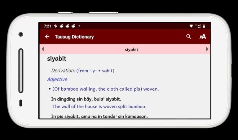 Tausug Dictionary pour Android