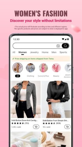 Temu: Shop Like a Billionaire สำหรับ Android