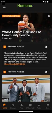 Tennessee Athletics для Android