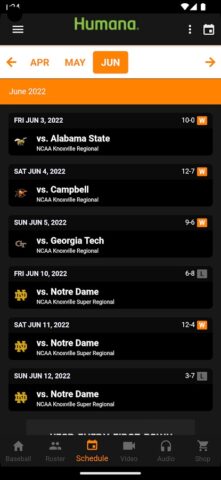 Tennessee Athletics لنظام Android