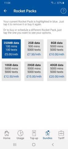 Tesco Mobile Pay As You Go per Android