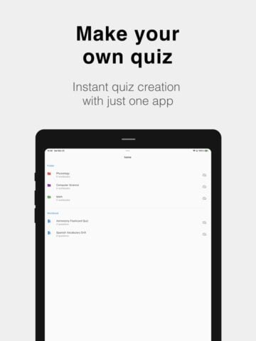 iOS için TestMaker: make your own quiz