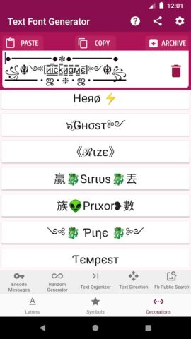 Android용 Text Font Generator