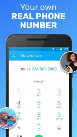 Text Me: Second Phone Number per Android