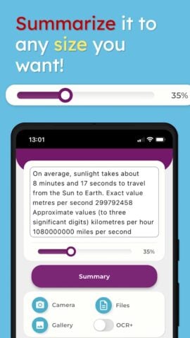 Text Summary – TLDR Summarize for Android