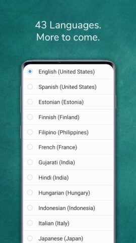 Pembaca teks – teks dan suara untuk Android