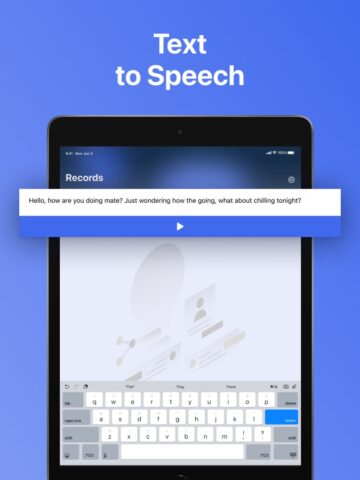 iOS için Text to SpeechーRead Text Aloud