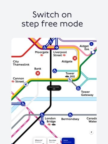 iOS용 TfL Go: Live Tube, Bus & Rail