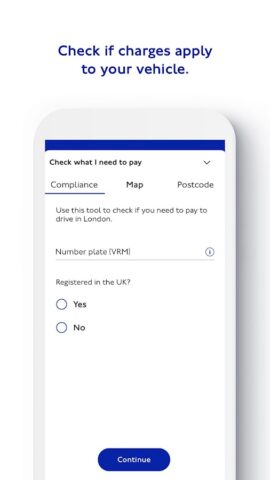 Android용 TfL Pay to Drive in London