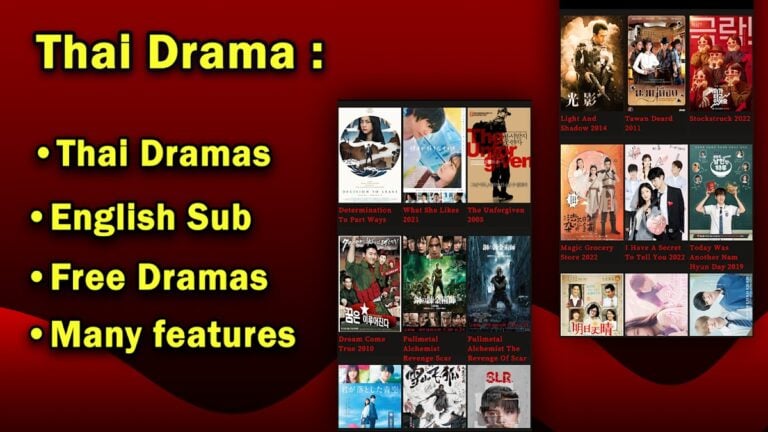 Thai Drama — Drama Eng Sub для Android